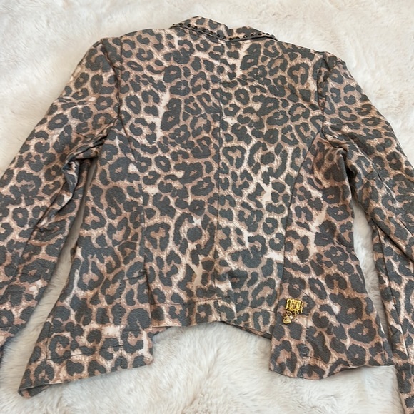 Leopard blazer / women - Picture 14 of 16